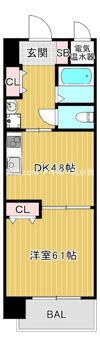 アフィニティ21の間取り画像