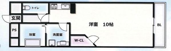 エトワールヴィルR巽東の間取り画像