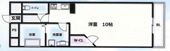 エトワールヴィルR巽東の間取り画像
