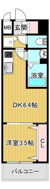 エスリードレジデンス都島デュオの間取り画像
