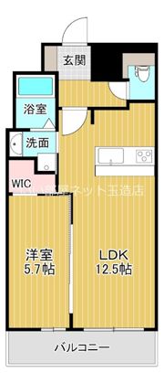 プレサンスOSAKA東成中本ハーヴィルの間取り画像