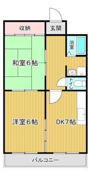 深江橋レインボーマンションの間取り画像