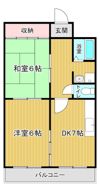 深江橋レインボーマンションの間取り画像