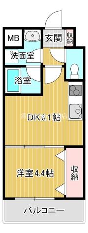 プレジオ都島の間取り画像