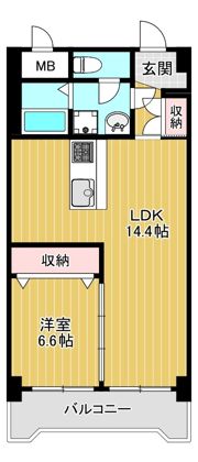 おおきに大阪天満サニーアパートメントの間取り画像