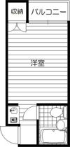 ケアンズクラブ帝塚山の間取り画像
