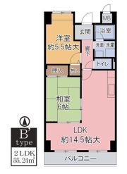 ピノシャトレの間取り画像