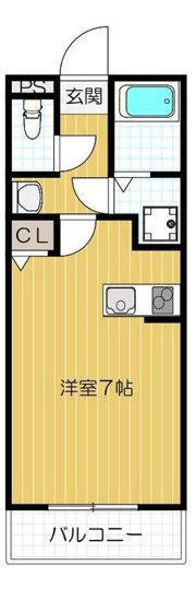 ウエストランドKの間取り画像