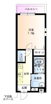 フジパレス長原駅西I番館の間取り画像