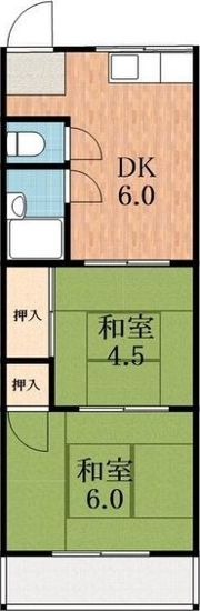 柴田コーポの間取り画像