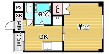 クレストTKの間取り画像