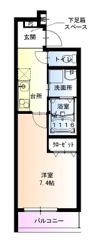 フジパレス西住之江イーストの間取り画像