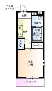 フジパレス西住之江ウエストの間取り画像