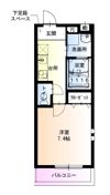 フジパレス西住之江ウエストの間取り画像