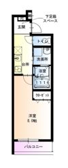 フジパレス西住之江ウエストの間取り画像