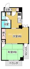 ベルメゾン高倉の間取り画像