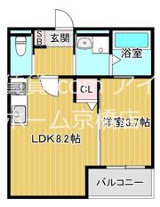 新森アパートメントの間取り画像