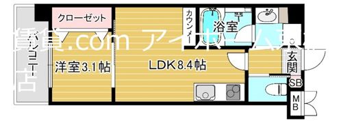 グローハイツ千林の間取り画像