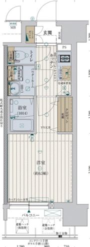 ファーストフィオーレ難波クレシアの間取り画像