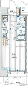 ラシュレエグゼ難波西の間取り画像
