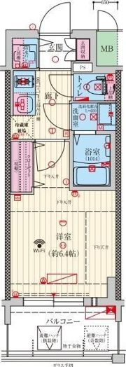 ファーストフィオーレ天王寺オリーブの間取り画像
