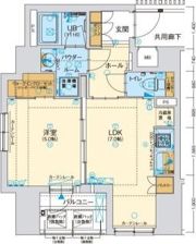 ファーストフィオーレ阿波座アクアの間取り画像