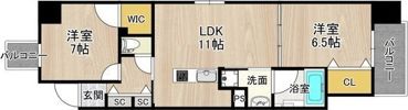 CITY SPIRE日本橋高津の間取り画像