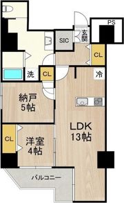 グラシア堺筋本町の間取り画像