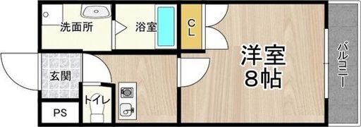 エイチ・ツー・オー新町IIの間取り画像