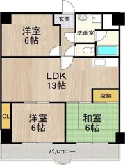 フェルザ長田（旧:リヴィエール・カンパーニュ）の間取り画像