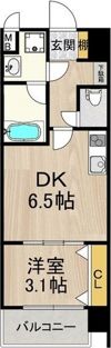 スプランディッド難波SOUTHの間取り画像