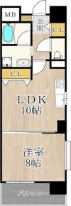CITY SPIRE桜川Iの間取り画像