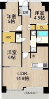 グランソレイユ日本橋の間取り画像