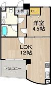 フェルザ今宮戎（旧:Krehl難波南）の間取り画像