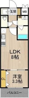 フロンティアタワー九条III(旧CITY SPIRE九条I・の間取り画像