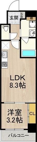 フロンティアタワー九条II（旧CITY SPIRE九条I・Iの間取り画像