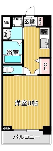ディクス梅田東レジデンスの間取り画像