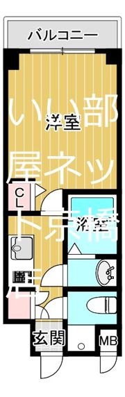 アーデン西天満の間取り画像