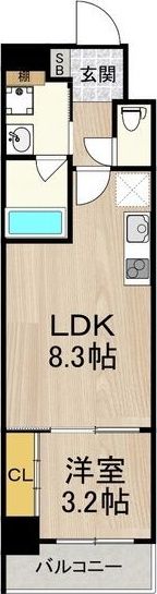 フロンティアタワー九条II（旧CITY SPIRE九条I・Iの間取り画像