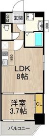 フロンティアタワー九条I（旧CITY SPIRE九条I・IIの間取り画像
