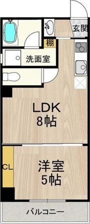 CITY SPIRE立売堀の間取り画像
