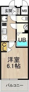 メルディア大正D.C.の間取り画像