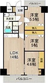 パークモダン住之江公園の間取り画像