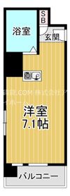 パークサイド上本町駅前の間取り画像