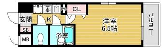 ラナップスクエア北梅田シティの間取り画像