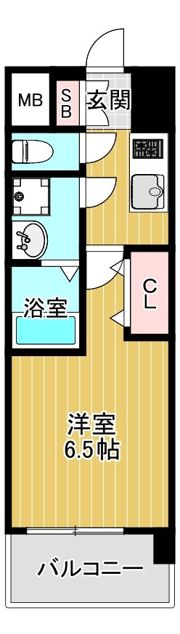 レジュールアッシュ都島ヴェルクレールの間取り画像