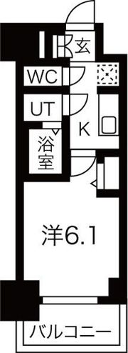 ファステート大正駅前トロフィの間取り画像