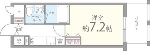 セイワパレス玉造の間取り画像