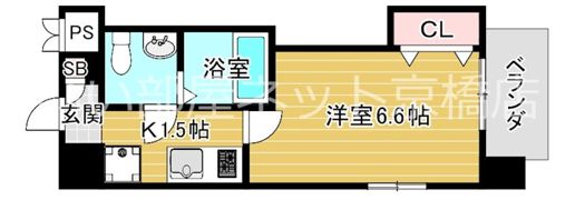 ラグゼ桜ノ宮の間取り画像