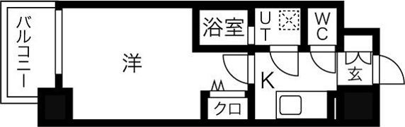 ワールドアイ都島駅前の間取り画像